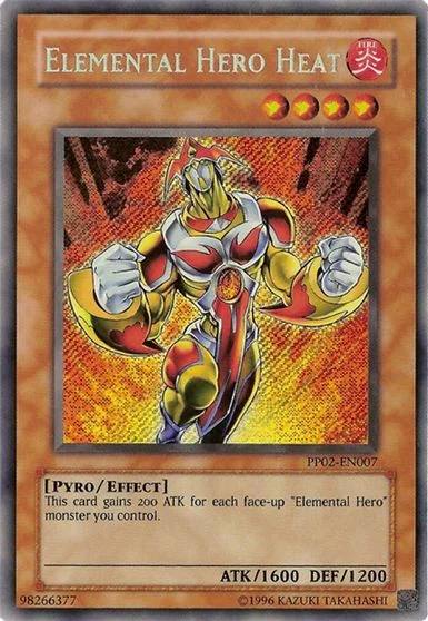 Elemental HERO Heat [Secret Rare] PP02-EN007