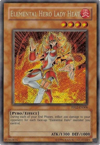 Elemental HERO Lady Heat [Secret Rare] PP02-EN008