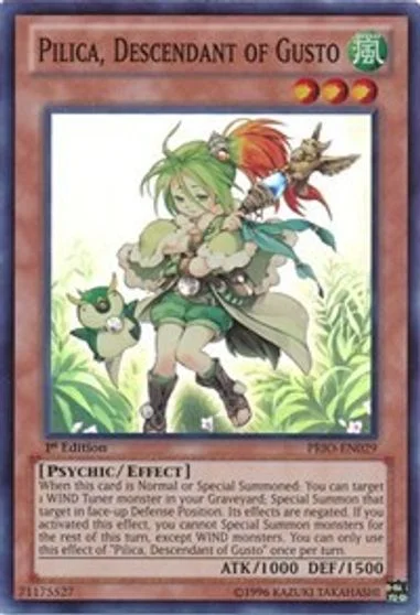 Pilica, Descendant of Gusto [1st Edition] PRIO-EN029