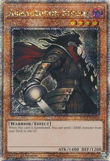 Armageddon Knight [Quarter Century Secret Rare] RA03-EN002