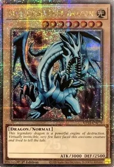 Blue-Eyes White Dragon [Quarter Century Secret Rare] RA03-EN079