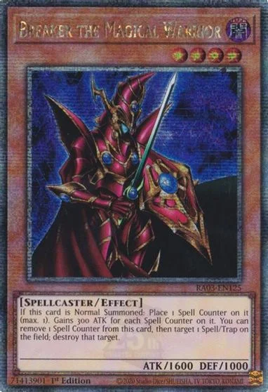 Breaker the Magical Warrior [Quarter Century Secret Rare] RA03-EN125