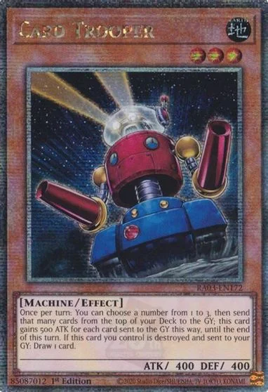 Card Trooper [Quarter Century Secret Rare] RA03-EN172