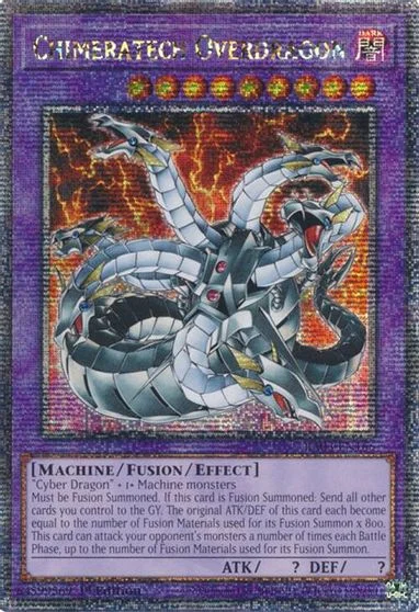 Chimeratech Overdragon [Quarter Century Secret Rare] RA03-EN166