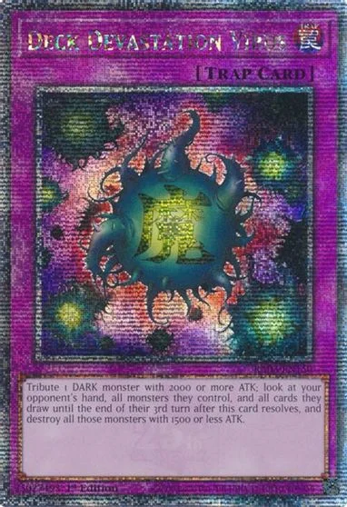 Deck Devastation Virus [Quarter Century Secret Rare] RA03-EN150