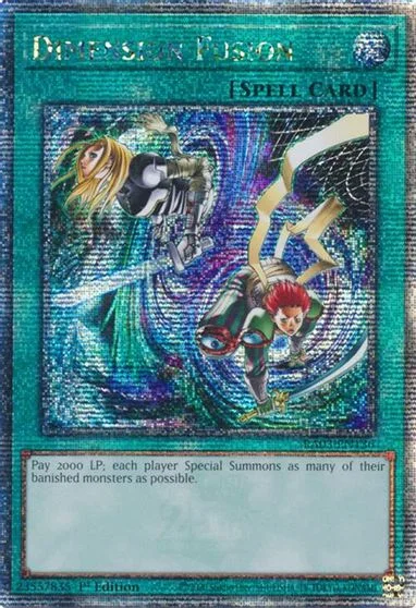 Dimension Fusion [Quarter Century Secret Rare] RA03-EN136