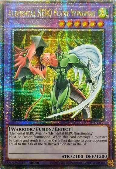 Elemental HERO Flame Wingman [Quarter Century Secret Rare] RA03-EN152