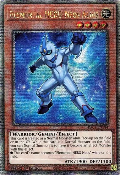Elemental HERO Neos Alius [Quarter Century Secret Rare] RA03-EN184