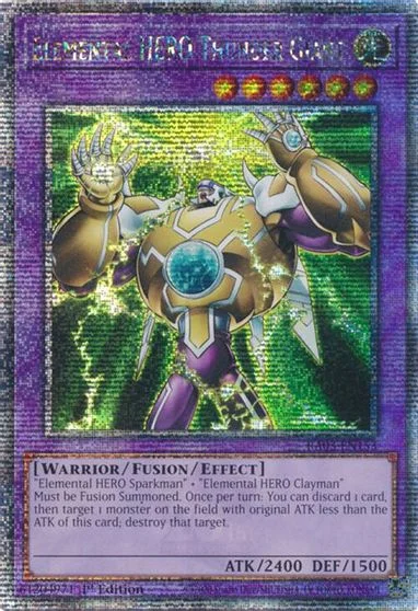 Elemental HERO Thunder Giant [Quarter Century Secret Rare] RA03-EN153