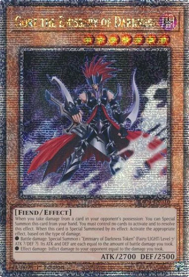 Gorz the Emissary of Darkness [Quarter Century Secret Rare] RA03-EN210