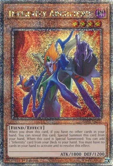 Infernity Archfiend [Quarter Century Secret Rare] RA03-EN220