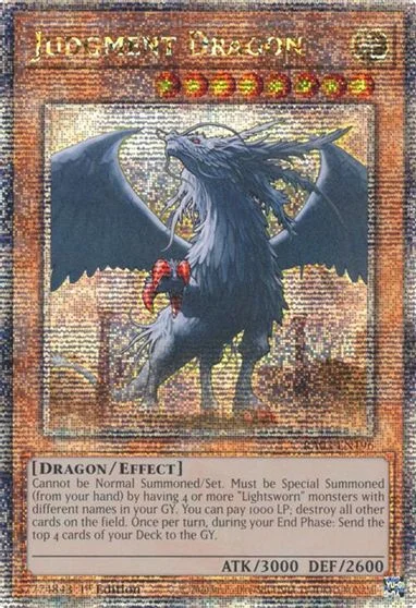 Judgment Dragon [Quarter Century Secret Rare] RA03-EN196