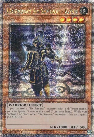 Legendary Six Samurai - Kizan [Quarter Century Secret Rare] RA03-EN249