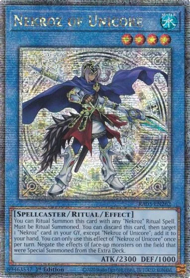 Nekroz of Unicore [Quarter Century Secret Rare] RA03-EN262