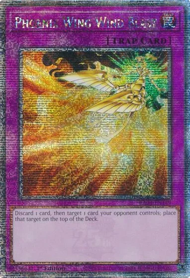 Phoenix Wing Wind Blast [Quarter Century Secret Rare] RA03-EN149