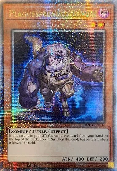 Plaguespreader Zombie [Quarter Century Secret Rare] RA03-EN207
