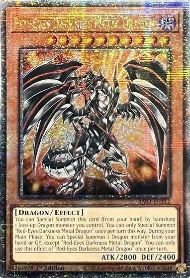 Red-Eyes Darkness Metal Dragon [Quarter Century Secret Rare] RA03-EN212