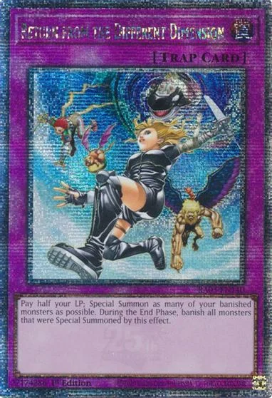 Return from the Different Dimension [Quarter Century Secret Rare] RA03-EN140