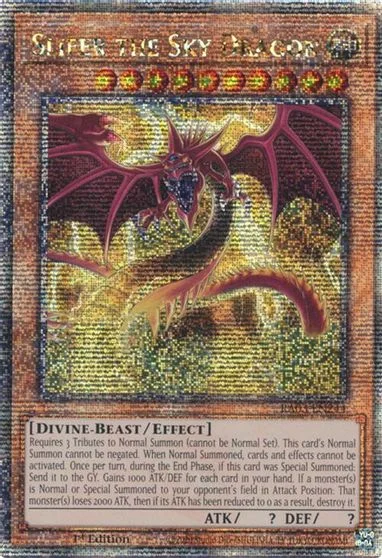 Slifer the Sky Dragon [Quarter Century Secret Rare] RA03-EN244