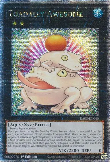 Toadally Awesome [Quarter Century Secret Rare] RA03-EN040