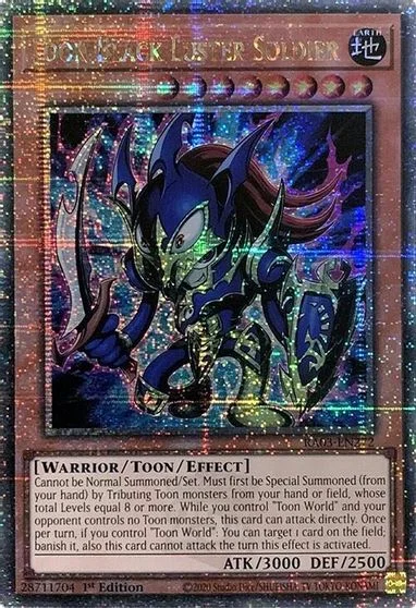 Toon Black Luster Soldier [Quarter Century Secret Rare] RA03-EN272
