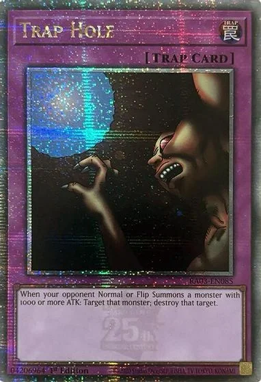 Trap Hole [Quarter Century Secret Rare] RA03-EN085