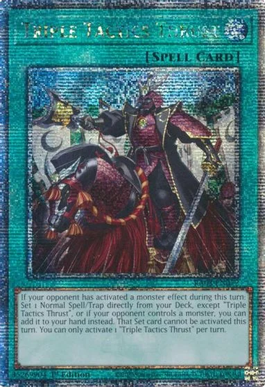Triple Tactics Thrust [Quarter Century Secret Rare] RA03-EN072