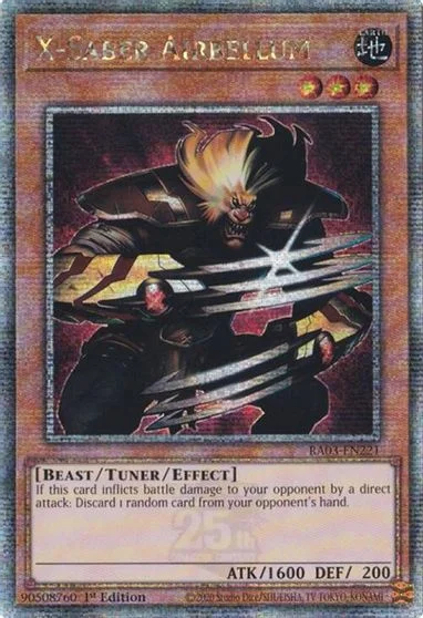 X-Saber Airbellum [Quarter Century Secret Rare] RA03-EN221