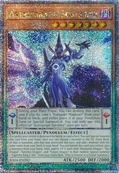 Astrograph Sorcerer [Quarter Century Secret Rare] RA04-EN282
