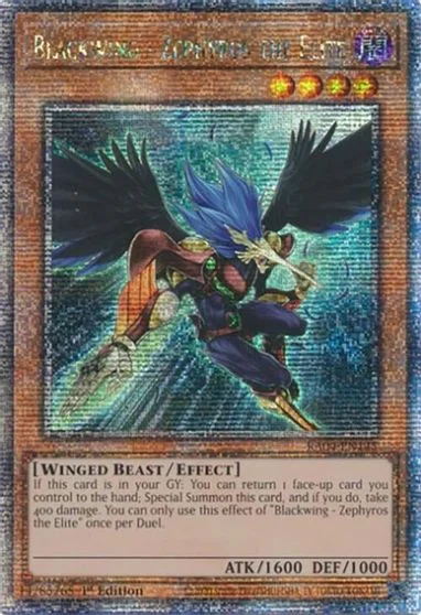 Blackwing - Zephyros the Elite [Quarter Century Secret Rare] RA04-EN145