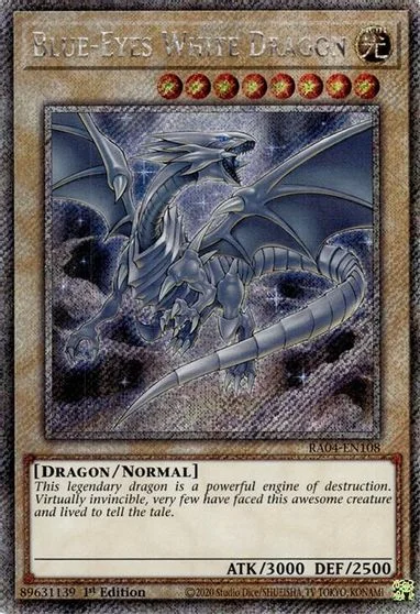 Blue-Eyes White Dragon RA04-EN108