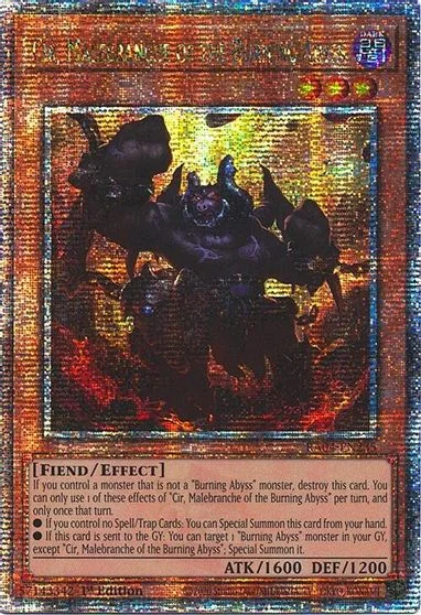 Cir, Malebranche of the Burning Abyss [Quarter Century Secret Rare] RA04-EN234
