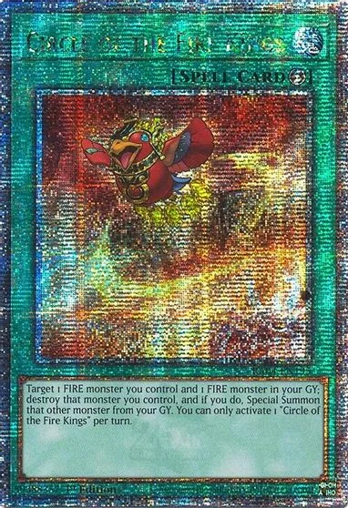 Circle of the Fire Kings [Quarter Century Secret Rare] RA04-EN195