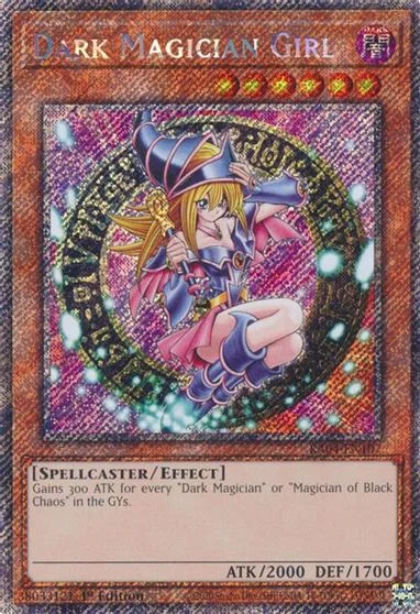 Dark Magician Girl [Platinum Secret Rare] [3rd Art] RA04-EN107