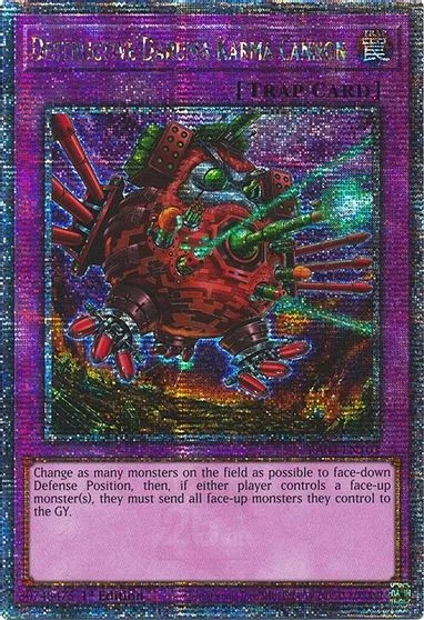 Destructive Daruma Karma Cannon [Quarter Century Secret Rare] RA04-EN103