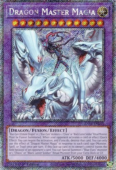 Dragon Master Magia [Platinum Secret Rare] RA04-EN055