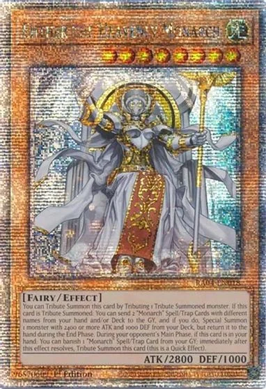 Ehther the Heavenly Monarch [Quarter Century Secret Rare] RA04-EN018