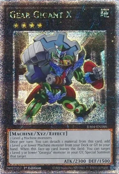 Gear Gigant X [Quarter Century Secret Rare] RA04-EN188