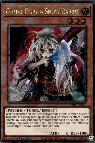 Ghost Ogre & Snow Rabbit [Quarter Century Secret Rare] RA04-EN015
