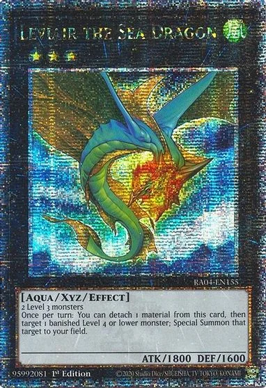 Leviair the Sea Dragon [Quarter Century Secret Rare] RA04-EN155