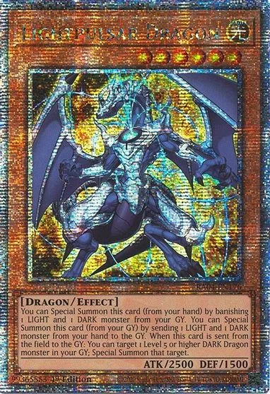 Lightpulsar Dragon [Quarter Century Secret Rare] RA04-EN176