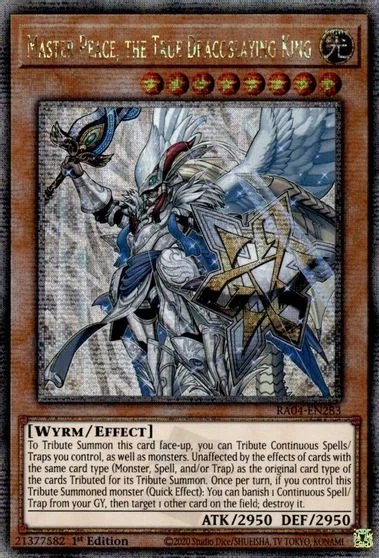 Master Peace, the True Dracoslaying King [Quarter Century Secret Rare] RA04-EN283