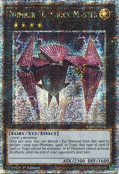 Number 16: Shock Master [Quarter Century Secret Rare] RA04-EN166