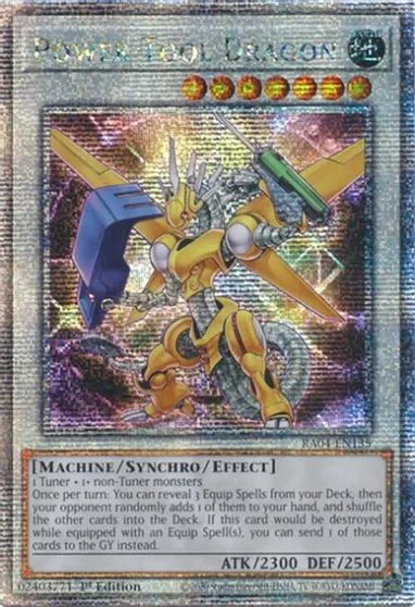 Power Tool Dragon [Quarter Century Secret Rare] RA04-EN135