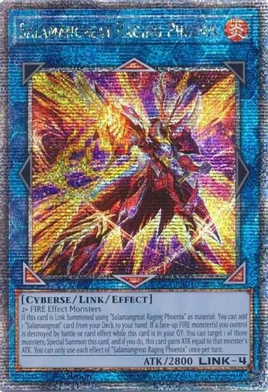 Salamangreat Raging Phoenix [Quarter Century Secret Rare] RA04-EN083