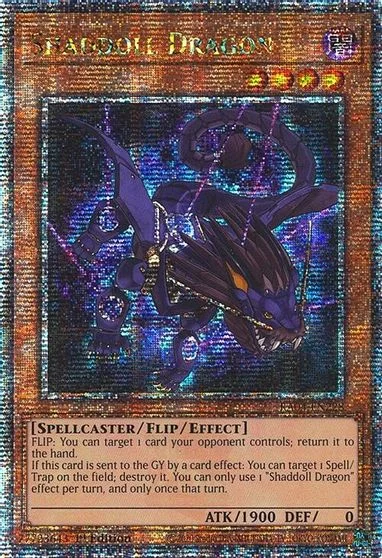 Shaddoll Dragon [Quarter Century Secret Rare] RA04-EN228
