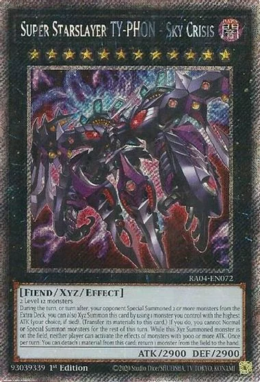 Super Starslayer TY-PHON - Sky Crisis [Platinum Secret Rare] RA04-EN072