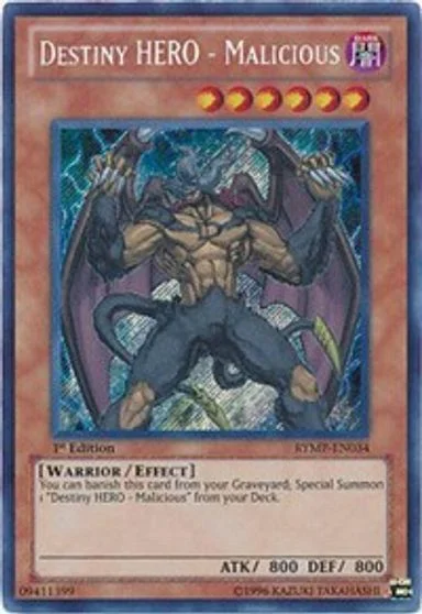 Destiny HERO - Malicious [1st Edition] RYMP-EN034