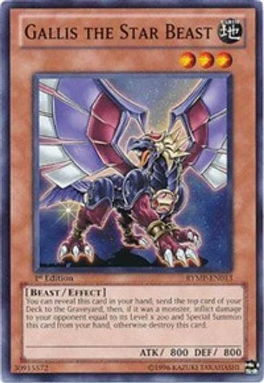 Gallis the Star Beast [1st Edition] RYMP-EN013