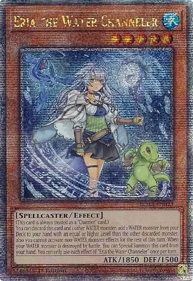 Eria the Water Channeler [Quarter Century Secret Rare] ROTA-EN023